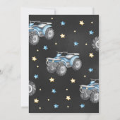 4 Wheeler Birthday Invitation / Quad Bike / ATV Kaart (Achterkant)