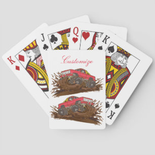 4-wieler moddertruck Thunder_Cove Pokerkaarten