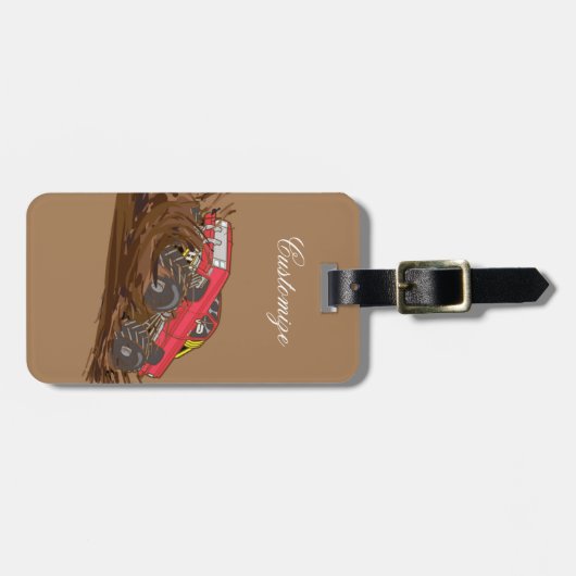 4-wielmodder Thunder_Cove Bagagelabel (Voorkant horizontaal)