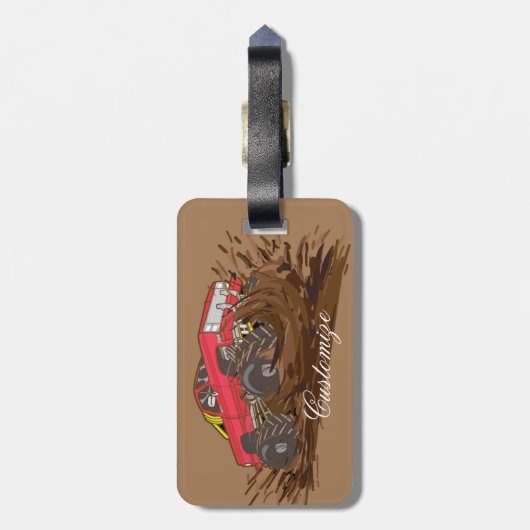 4-wielmodder Thunder_Cove Bagagelabel (Achterkant verticaal)