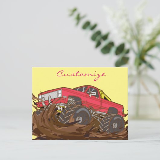 4-wielmodder Thunder_Cove Briefkaart (Staand voorkant)