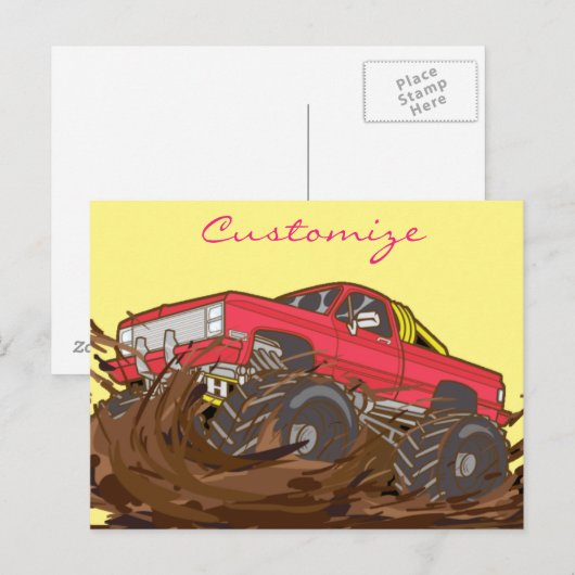 4-wielmodder Thunder_Cove Briefkaart (Voorkant / Achterkant)