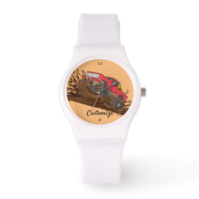 4-wielmodder Thunder_Cove Horloge (Voorkant)