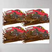 4-wielmodder Thunder_Cove Poster (Voorkant)