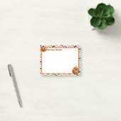 4 "x3" grijnzende jack-o'-lantaarns post-it® notes (Kantoor)