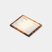 4 "x3" Vleermuizen en spookachtige bomen, oranje a Post-it® Notes (Schuin)