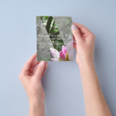 4 x5-kaart voor het schoonmaken van vensters flyer (Hand)