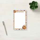 4 "x6" grijnzende jack-o'-lantaarns post-it® notes (Kantoor)