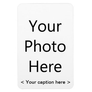 4 "x6" portretfotomagneet (zwarte tekst) magneet