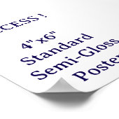 4"x6" Standaard Halfglans Poster (Hoek)