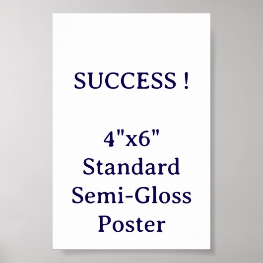 4"x6" Standaard Halfglans Poster (Voorkant)