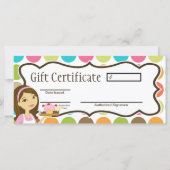 4 "x9" Cadeaubon Bakkerij Brunette Baker Cup (Achterkant)