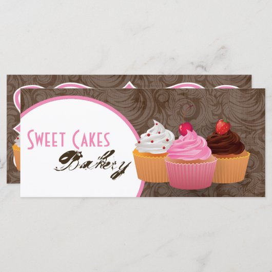 4 x9 Cakes Bakery Sweet Trea (Voorkant / Achterkant)