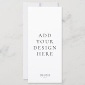 4 "x9" Menu Kaart afdrukken (Achterkant)