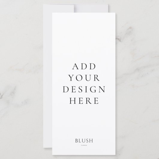 4 "x9" Menu Kaart afdrukken (Achterkant)