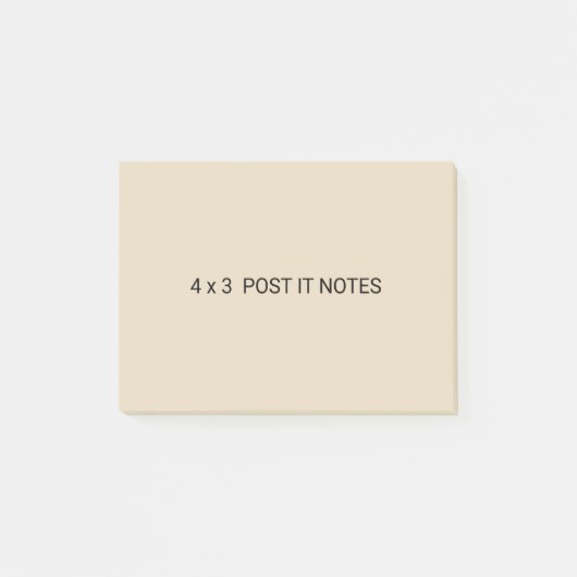 4 x 3 nota's van de douanepost-it post-it® notes (Voorkant)