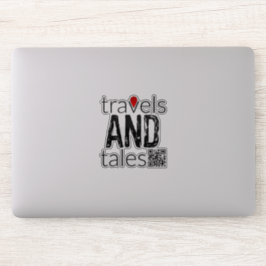 4 x 4 doorzichtige vinyl bumper sticker