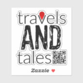 4 x 4 doorzichtige vinyl bumper sticker (Vel)