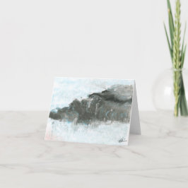 4" x 5,6" gevouwen Note Kaart - "Acantilado"
