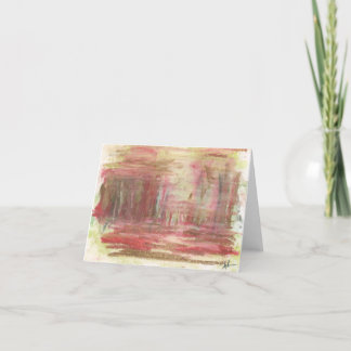 4 x 5,6 inch gevouwen Kaart noot - "Bosque"