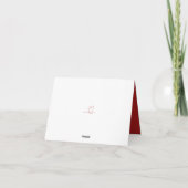 4 x 5,6-inch Prettige feestdagen-minimalistische t Feestdagen Kaart (Achterkant)