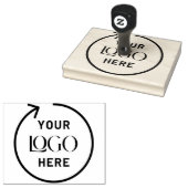 4" x 5" Extra Groot | Aangepast Zakelijk Logo Rubberstempel (Gestempeld)