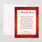 4 x 5 FLAT Bedankkaart Rode zonsondergang in Afrik (Voorkant / Achterkant)