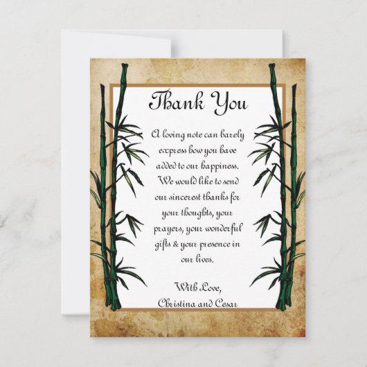 4 x 5 FLAT Hartelijk dank, kaart Geisha (Voorkant)