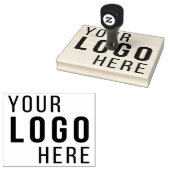4 x 5-inch grote aangepaste Logo op maat Rubberstempel (Gestempeld)