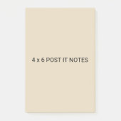4 x 6 aangepaste advertentie post-it® notes (Voorkant)