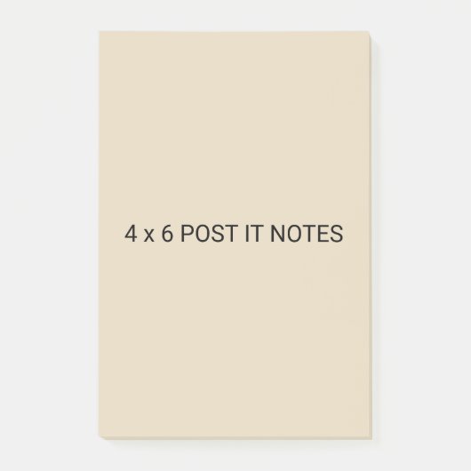 4 x 6 aangepaste advertentie post-it® notes (Voorkant)