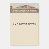 4 x 6 aangepaste advertentie post-it® notes (Voorkant)