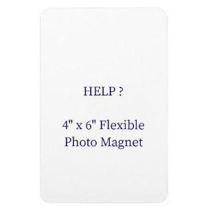 4" x 6" Flexibele Fotomagneet Magneet