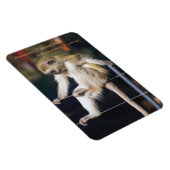 4 x 6 Fridge Magnet met aap en slogan Magneet (Rechterzijde)