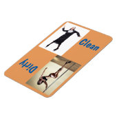 4 x 6-inch danserend non & Sexy Dancer Clean/Dirk Magneet (Linkerzijde)