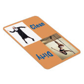 4 x 6-inch danserend non & Sexy Dancer Clean/Dirk Magneet (Rechterzijde)