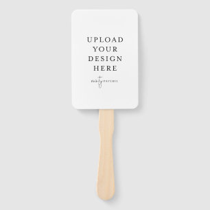 4 x 6-inch Fan Wedding Program Handwaaier