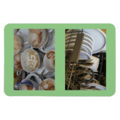 4 x 6-inch schoonmaakapparaat/vuilnis Geen tekstwa Magneet (Horizontaal)