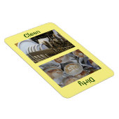 4 x 6-inch schoonmaakapparaat/vuilniswasmachine Ma Magneet (Rechterzijde)