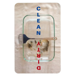 4 x 6-inch schoonmaakwasmachine/vuilnisbak magneet