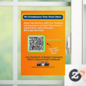 4 x 6 vensterklemmen raamsticker (Huis)