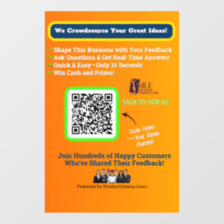 4 x 6 vensterklemmen raamsticker