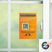 4 x 6 vensterklemmen raamsticker (Huis)