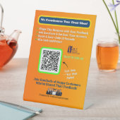 4 x 6 vensterklemmen reclamebord met voetstuk (Insitu)