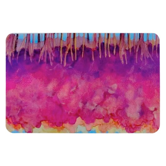 4 x 6 Waterverf "Bloom"-structuurreeks, Magneet (Horizontaal)