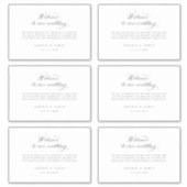 4 x 6 welkomstcadeaubonnen Hotel Bag Stickers (Voorkant)