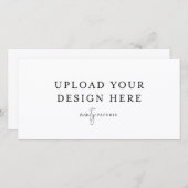 4 x 8-inch flatKaart - Landschap (Voorkant / Achterkant)