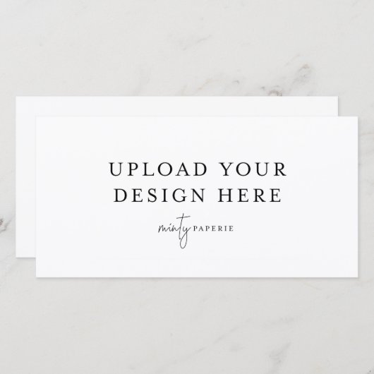 4 x 8-inch flatKaart - Landschap (Voorkant / Achterkant)