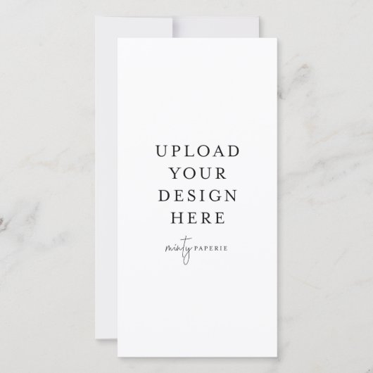 4 x 8-inch flatpanel Kaart - Portret (Voorkant)