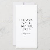 4 x 8-inch flatpanel Kaart - Portret (Achterkant)